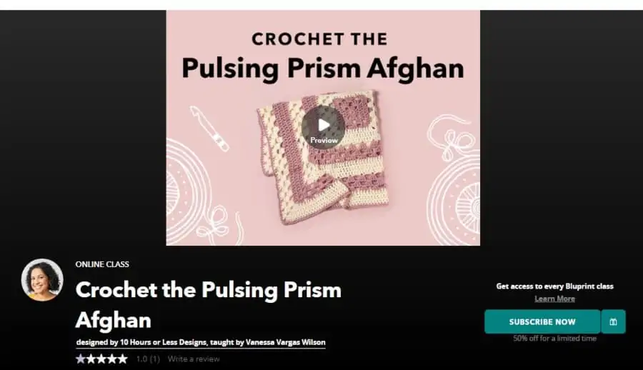 Course: Crochet the Pulsing Prism Afghan