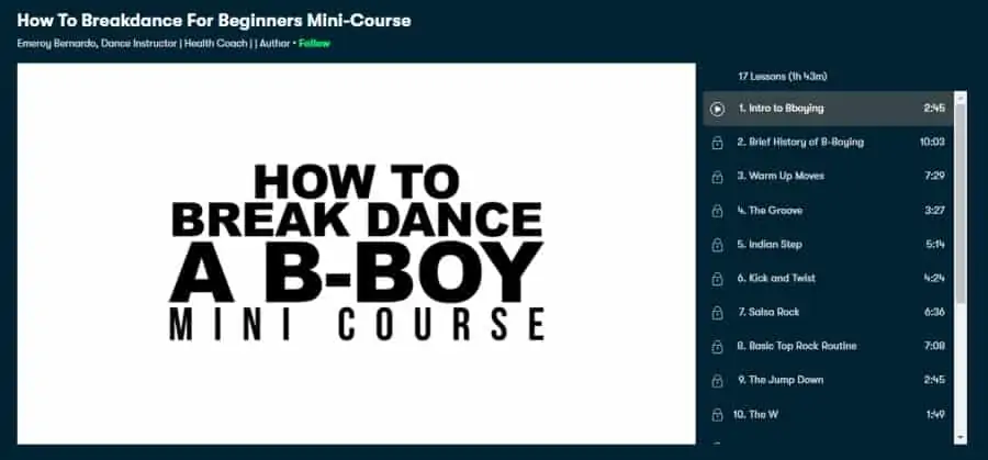 Course: How to Breakdance for Beginners Mini-Course