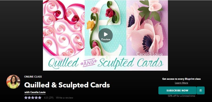 Course: Quilled & Sculpted Cards
