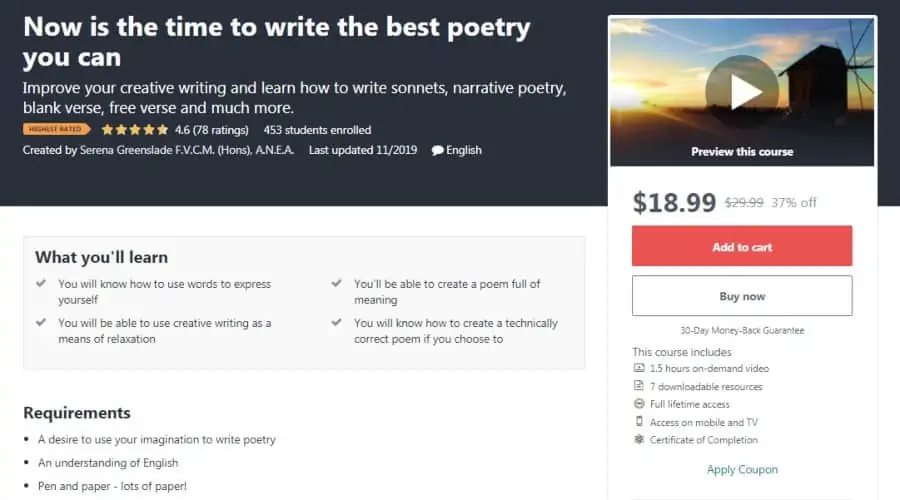 Now is the time to write the best poetry you can