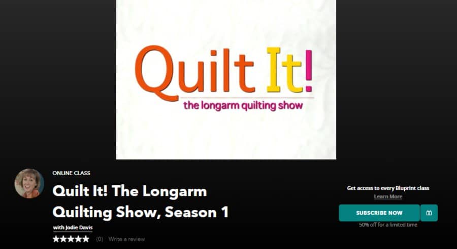 Quilt It! The Longarm Quilting Show, Season 1