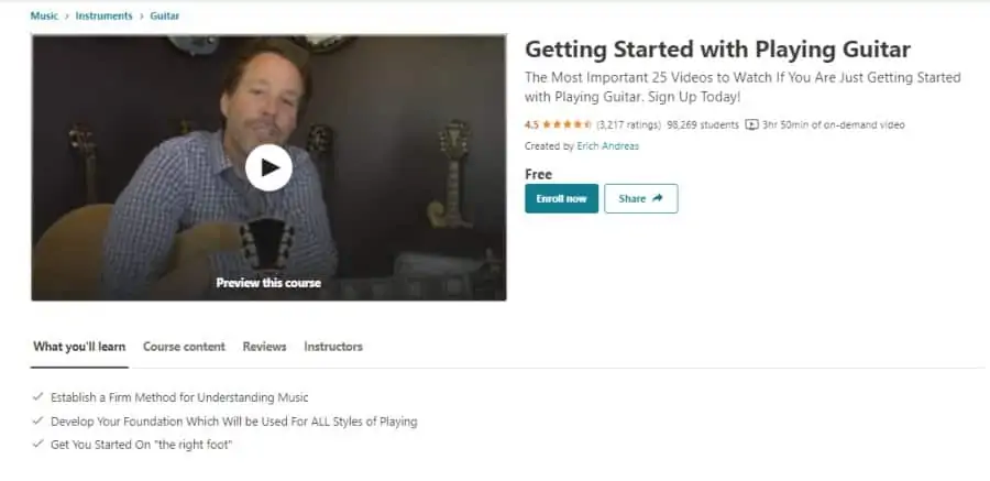 Getting Started with Playing Guitar