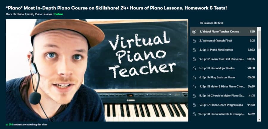 *Piano* Most In-Depth Piano Course on Skillshare! 24+ Hours of Piano Lessons, Homework & Tests!