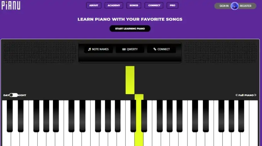Pianu Online Piano Keyboard