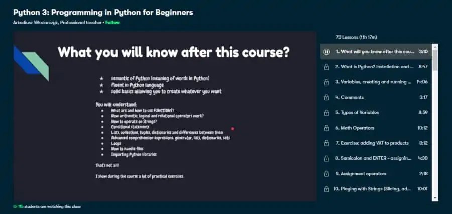 Python 3: Programming in Python for Beginners