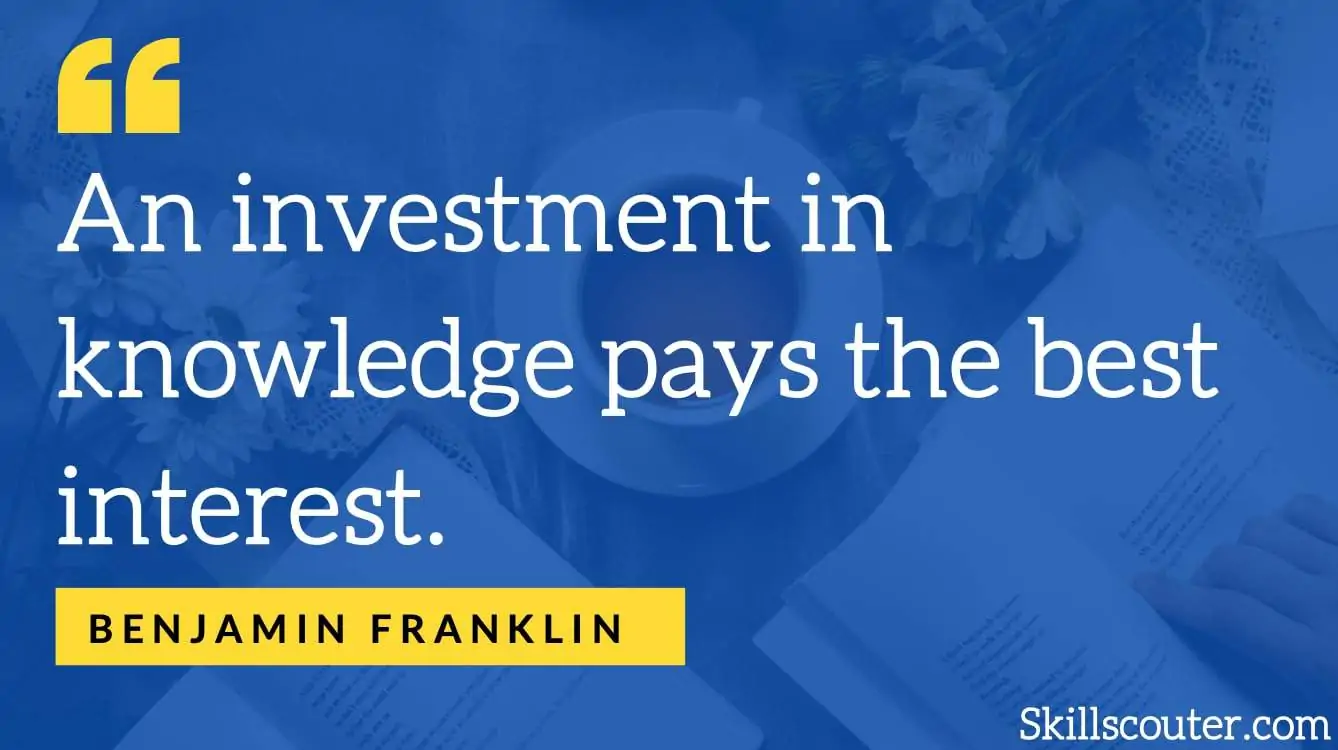 benjamin franklin learning quote 79+ Of The Best Learning Quotes, Sayings & Proverbs