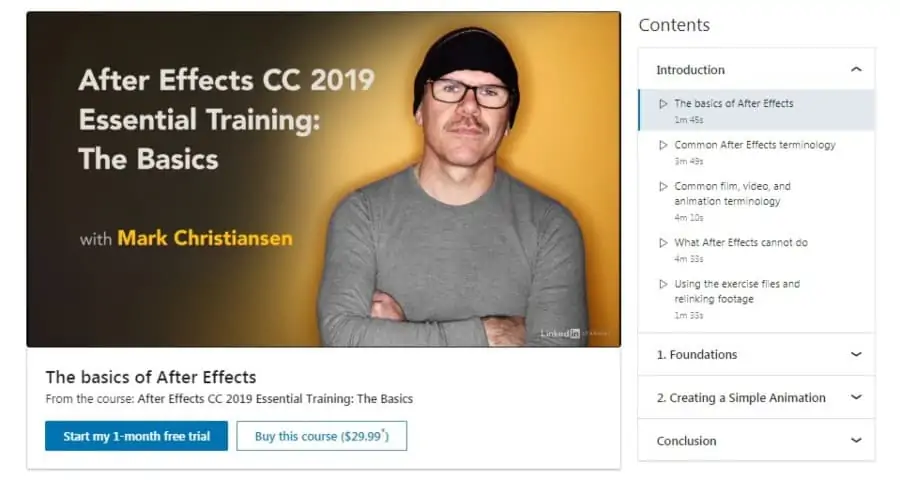 After Effects CC 2019 Essential Training: The Basics
