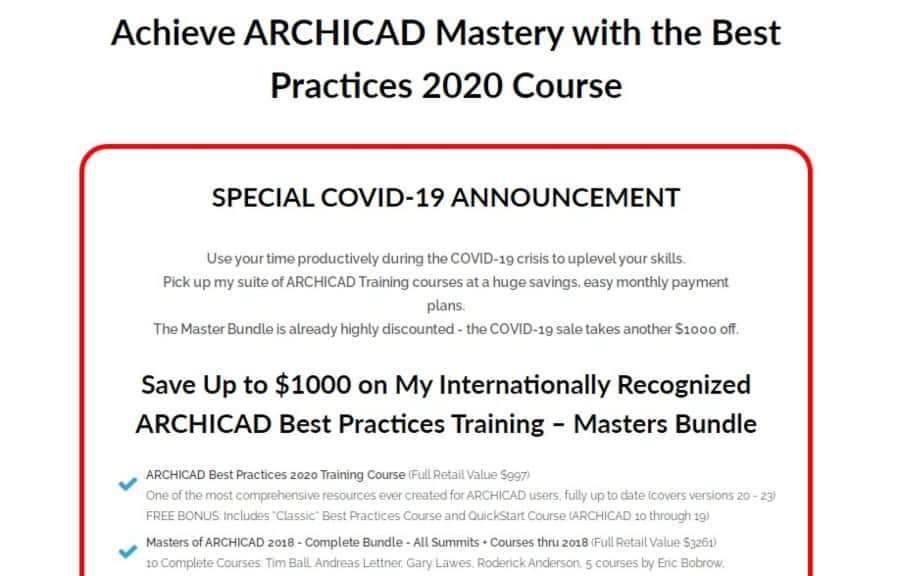 ArchiCAD Best Practices 2020