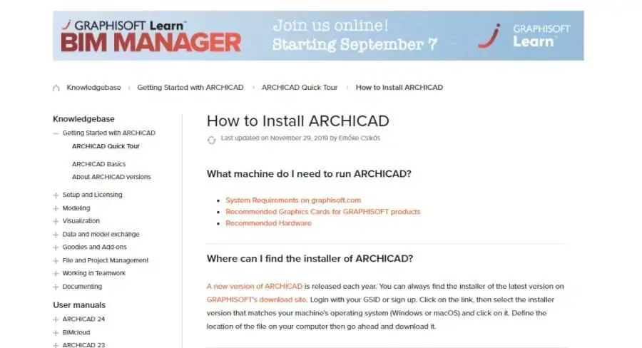 ArchiCAD Help Center