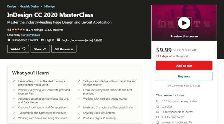 InDesign CC 2020 MasterClass