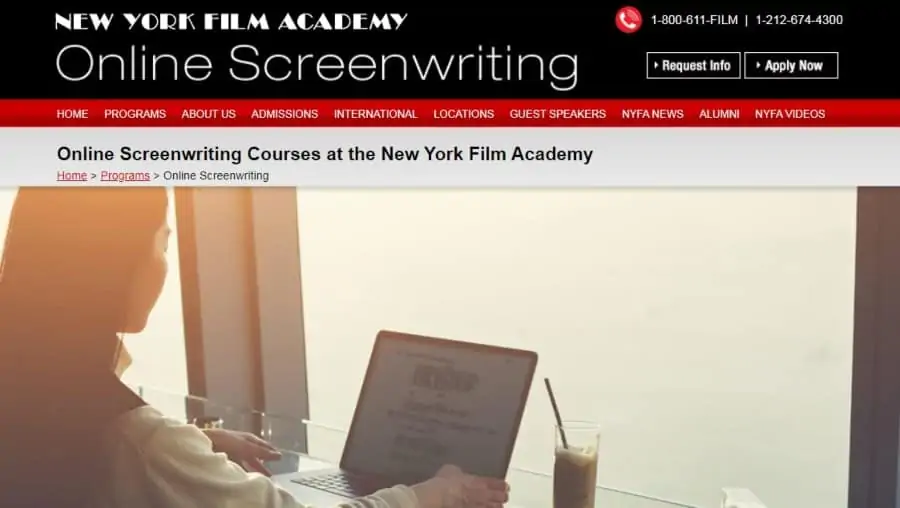 New York Film Academy Online Screenwriting