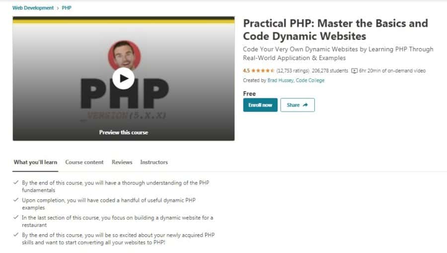 Practical PHP: Master the Basics and Code Dynamic Websites