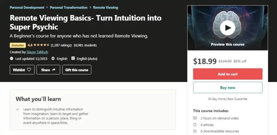 Remote Viewing Basics- Turn Intuition into Super Psychic