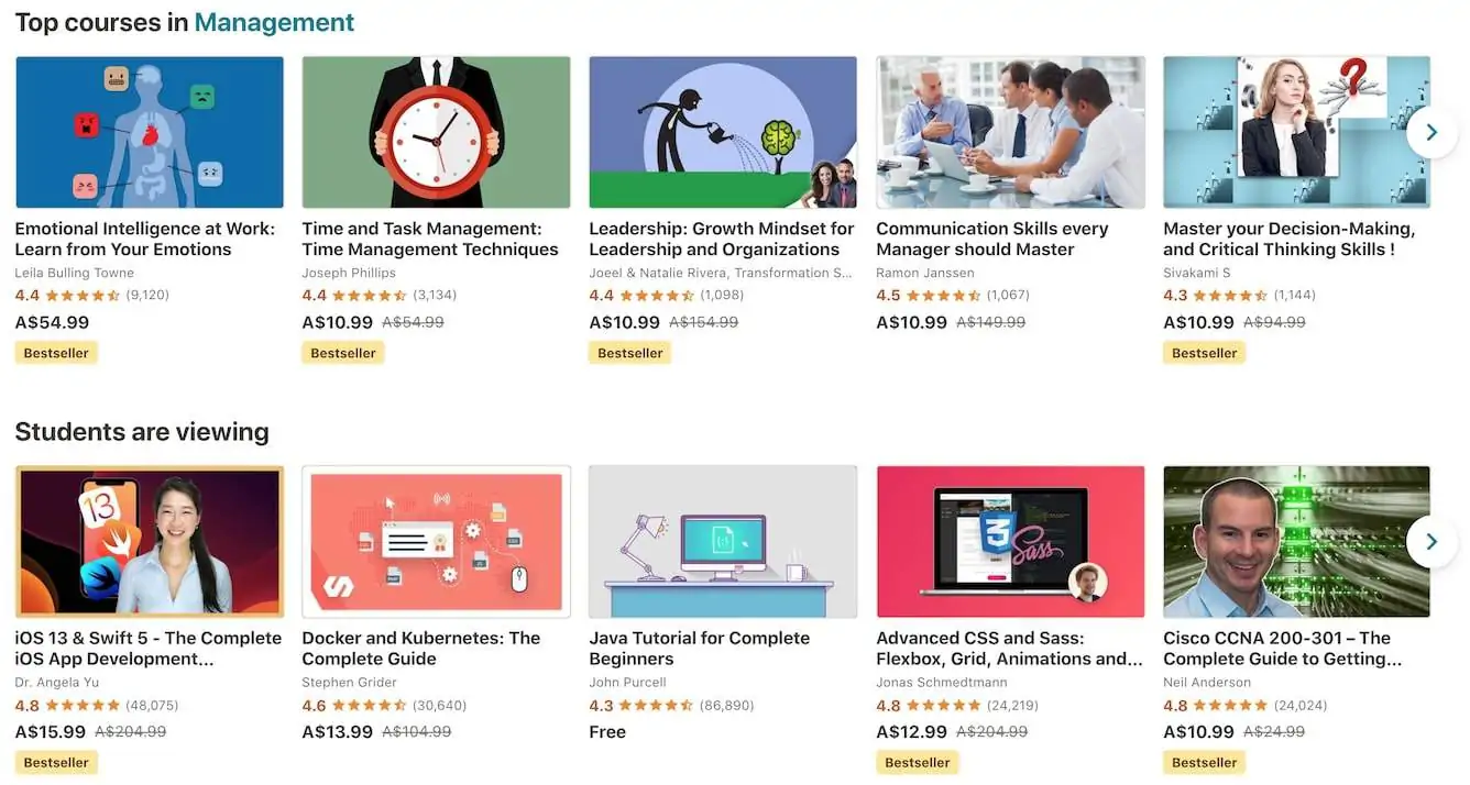 Udemy Has a The BIGGEST Range Of Courses