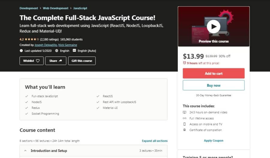The Complete Full-Stack JavaScript Course