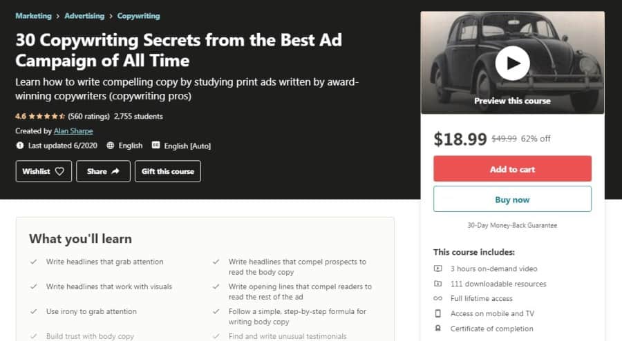 30 Copywriting Secrets from the Best Ad Campaign of All Time