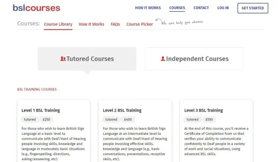BSL Courses
