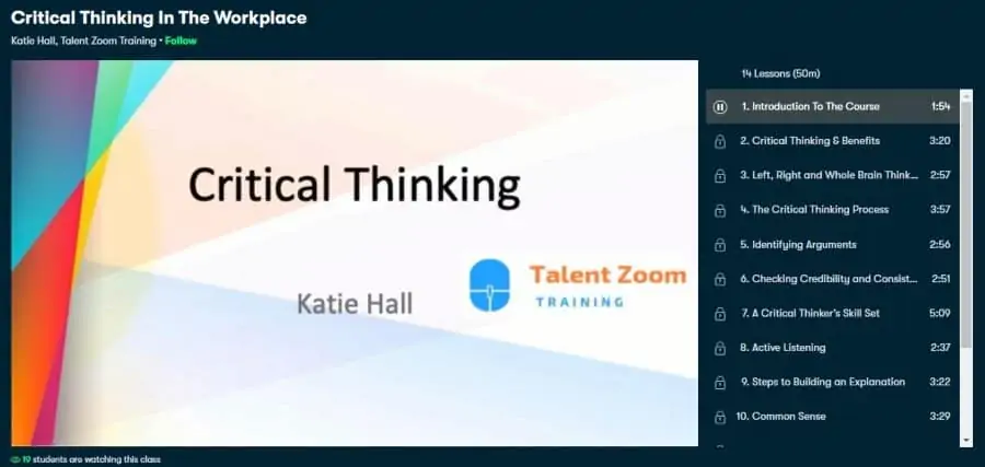 Critical Thinking In The Workplace