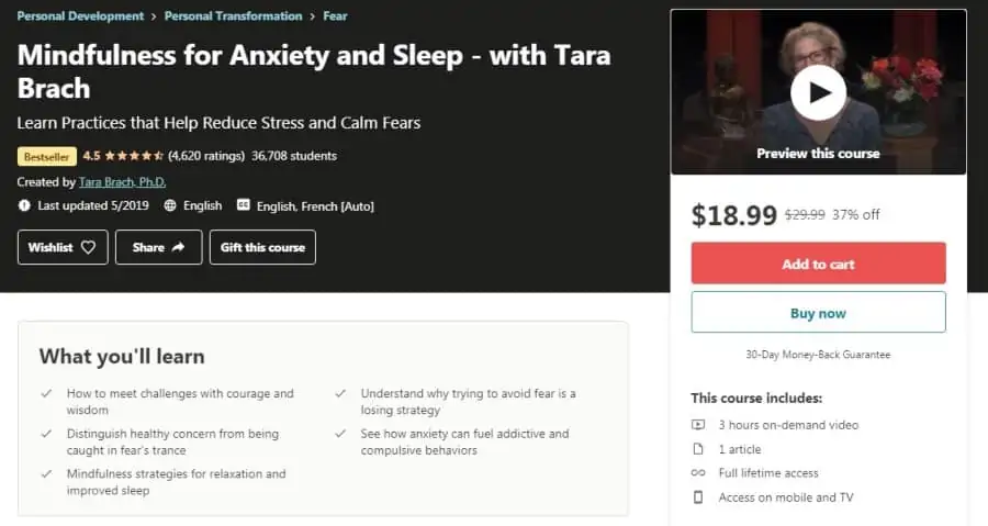 Mindfulness for Anxiety and Sleep - with Tara Brach