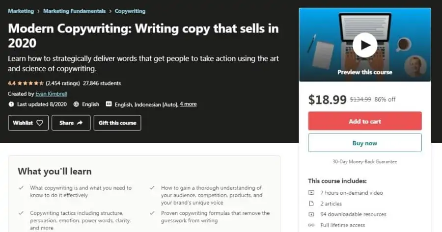 Modern Copywriting: Writing copy that sells in 2020