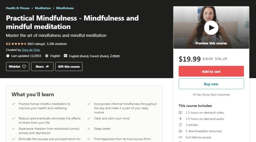 Practical Mindfulness - Mindfulness and Mindful Meditation