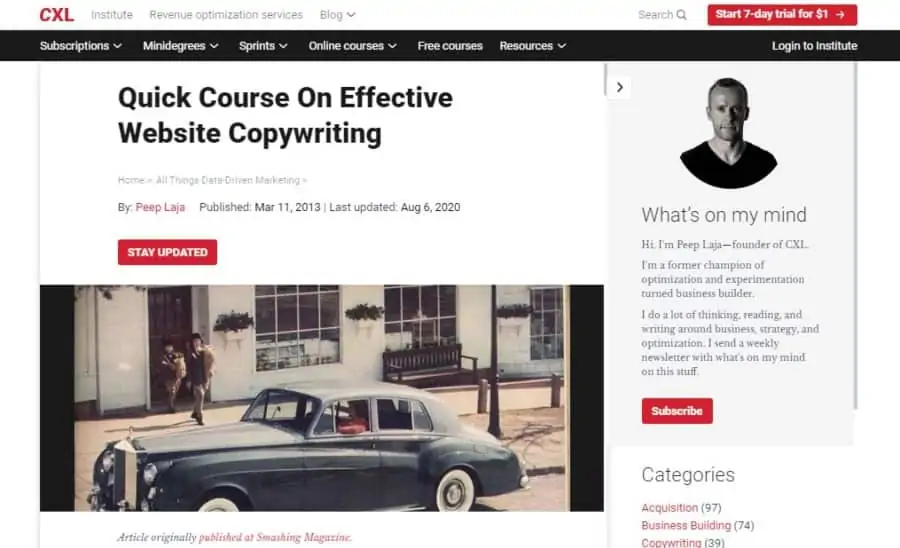 Quick Course On Effective Website Copywriting