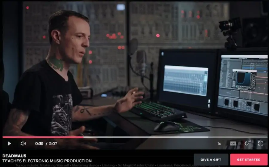 1. Deadmau5 Teaches Electronic Music Production (MasterClass)