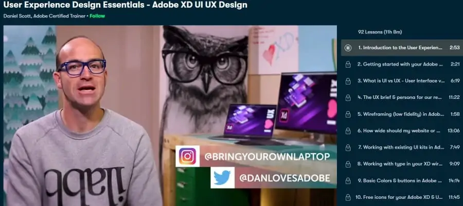1. User Experience Design Essentials - Adobe XD UI UX Design (Skillshare)