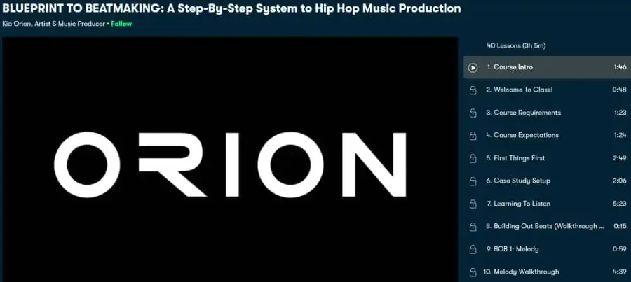 10. BLUEPRINT TO BEATMAKING A Step-By-Step System to Hip Hop Music Production (Skillshare)