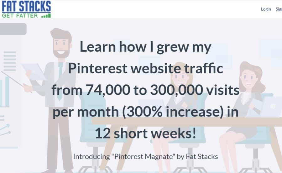 10. Pinterest Magnate Course by Fat Stacks (Fat Stacks)
