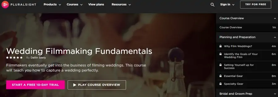11. Wedding Filmmaking Fundamentals (Pluralsight)