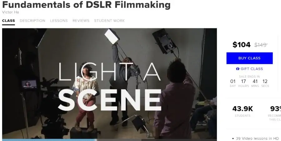12. Fundamentals of DSLR Filmmaking (CreativeLive)