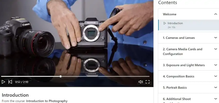 3. Introduction to Photography (LinkedIn Learning)