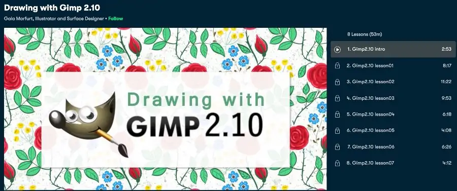 6. Drawing with Gimp 2.10 (Skillshare)
