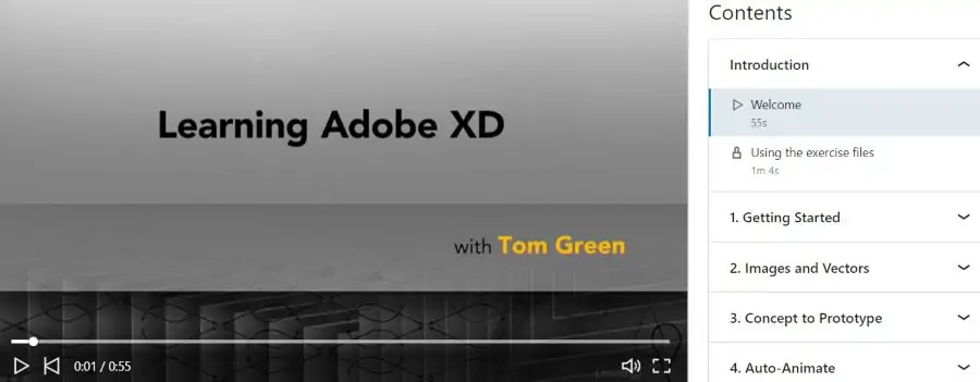 8. Learning Adobe XD (LinkedIn Learning)