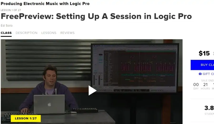 9. Producing Electronic Music with Logic Pro (CreativeLive)