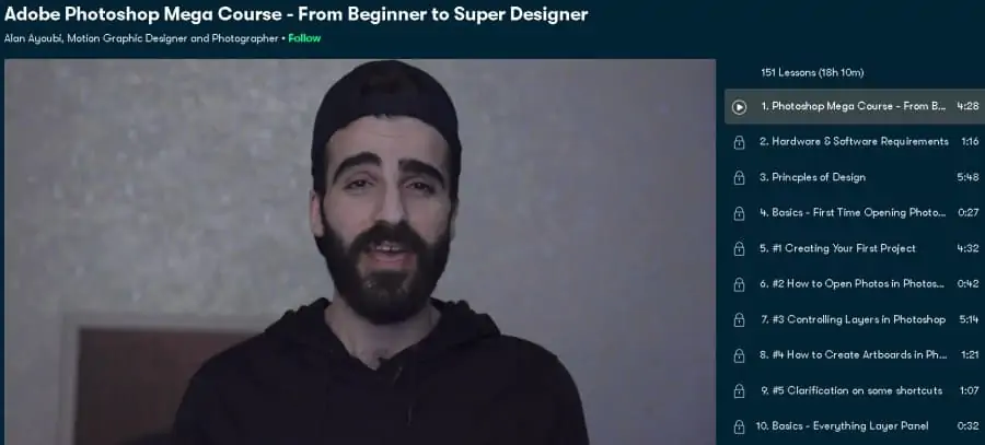 Adobe Photoshop Mega Course - From Beginner to Super Designer (Skillshare)
