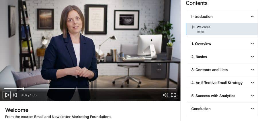 Email and Newsletter Marketing Foundations (LinkedIn Learning)