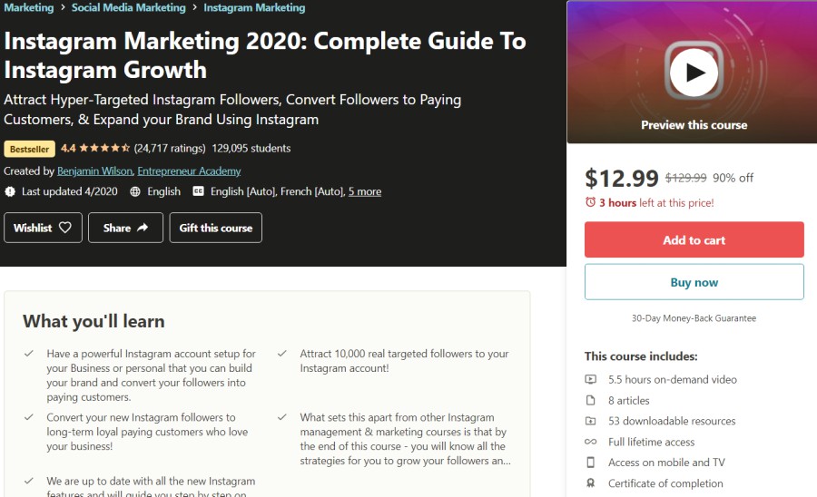Instagram Marketing 2020 Complete Guide To Instagram Growth
