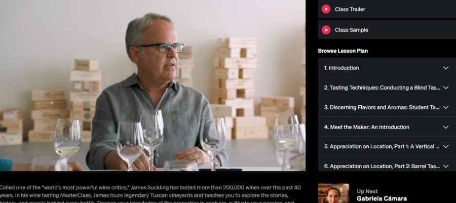 James Suckling – Teaches Wine Appreciation (MasterClass)