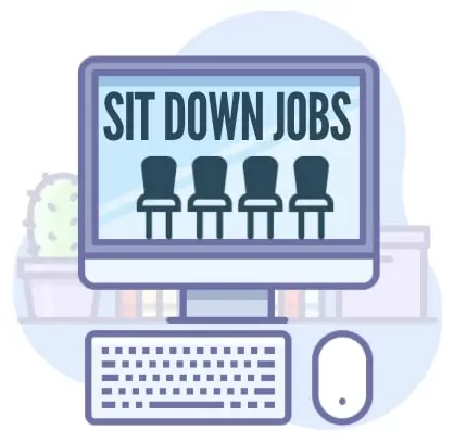 Jobs Where You Can Sit Down