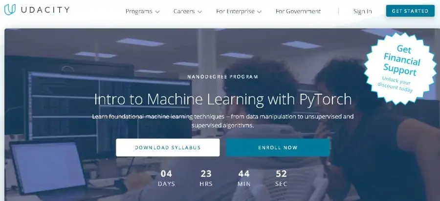 Intro to Machine Learning with PyTorch (Udacity)