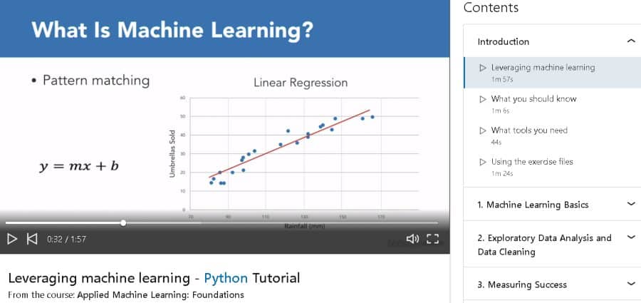 11. Applied Machine Learning Foundations (LinkedIn Learning)
