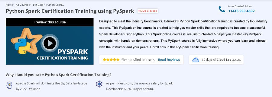 11. Python Spark Certification Training using PySpark (Edureka)