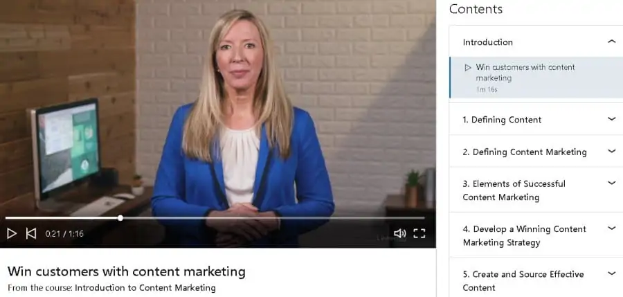 3. Introduction to Content Marketing (LinkedIn Learning)