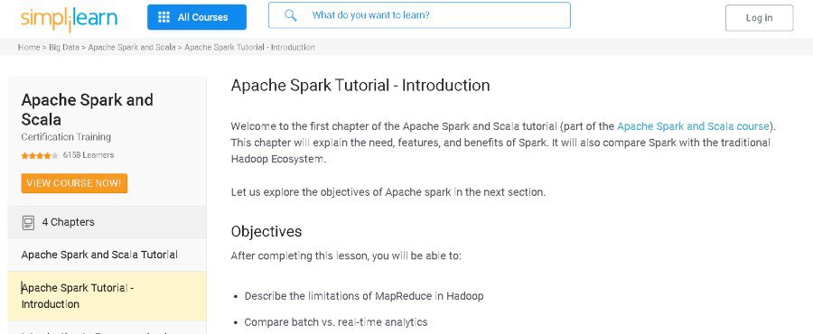 6. Apache Spark and Scala Certification Training (Simplilearn)