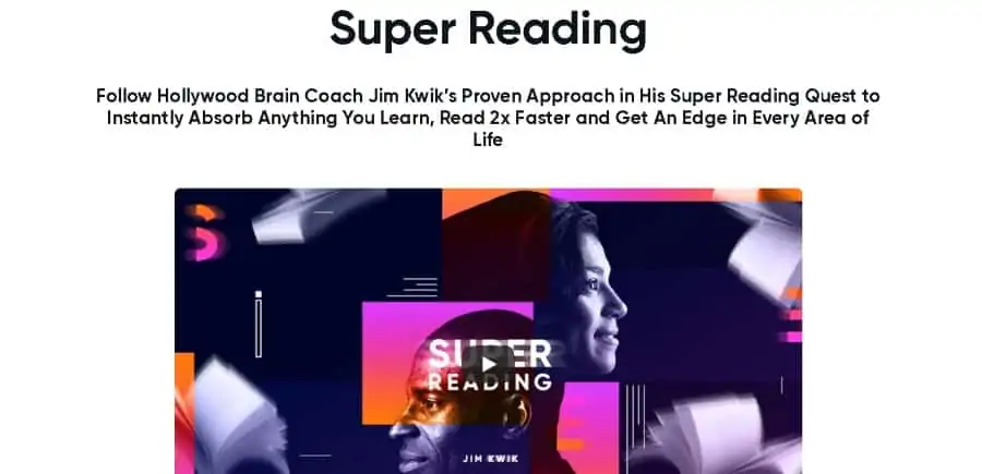 6. Super Reading (MindValley)