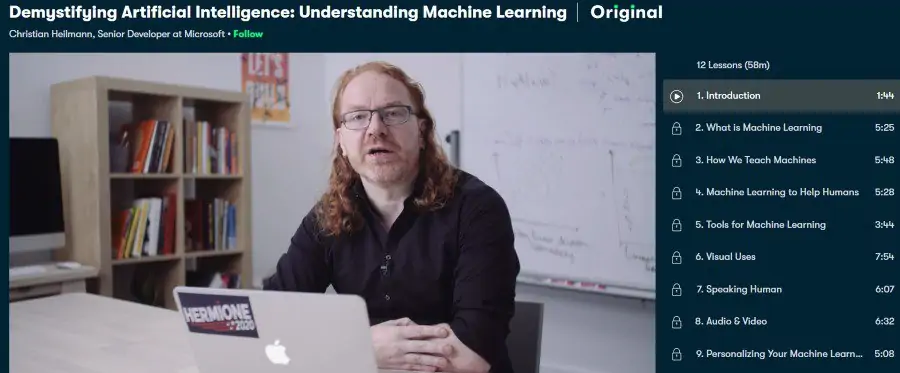 1. Demystifying Artificial Intelligence Understanding Machine Learning (Skillshare)