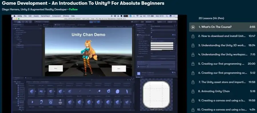 1. Game Development - An Introduction To Unity® For Absolute Beginners (Skillshare)