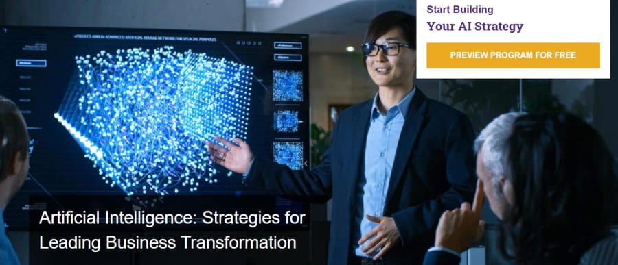 12. Artificial Intelligence Strategies for Leading Business Transformation (Kellogg Executive Education)